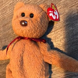 Ty Beanie Baby Curly the bear